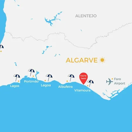 شقة Jardins Da Falesia Family Duplex البوفيرا